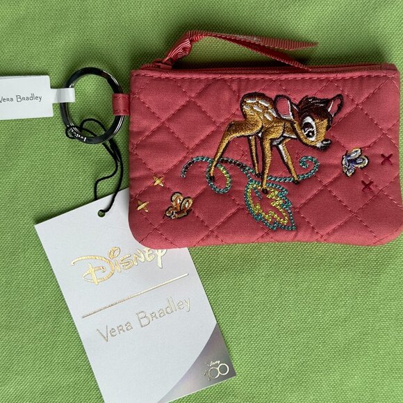 VERA BRADLEY DISNEY BAMBI ZIP ID CASE:NWT BAMBI - Picture 11 of 12